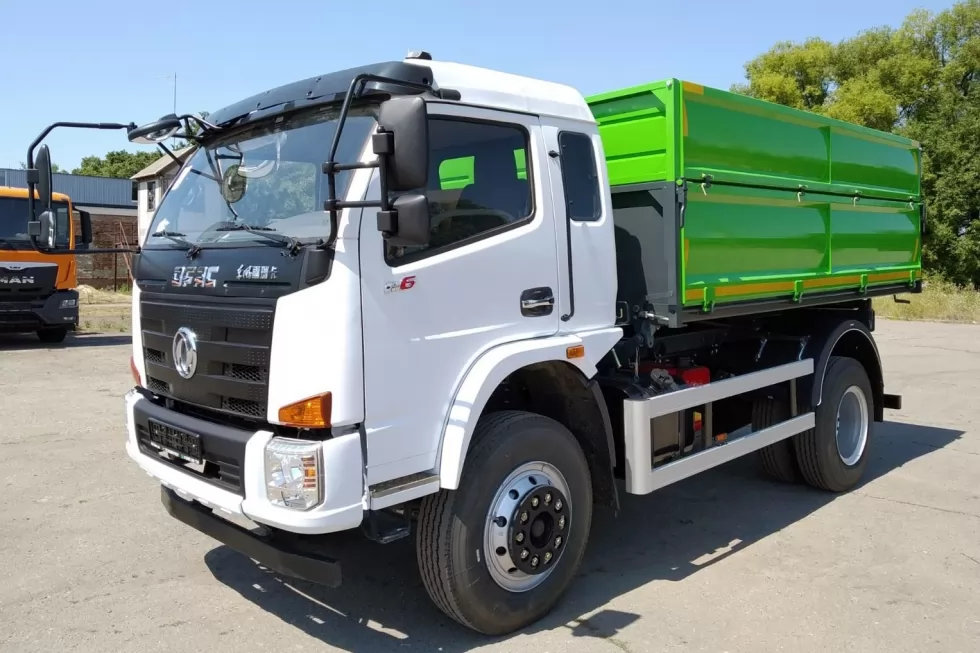 Китайське шасі DONGFENG EQ3165 та самоскидний кузов від Техкомплект - зробили самоскид з г/п 6,5 тонн!, фото 9