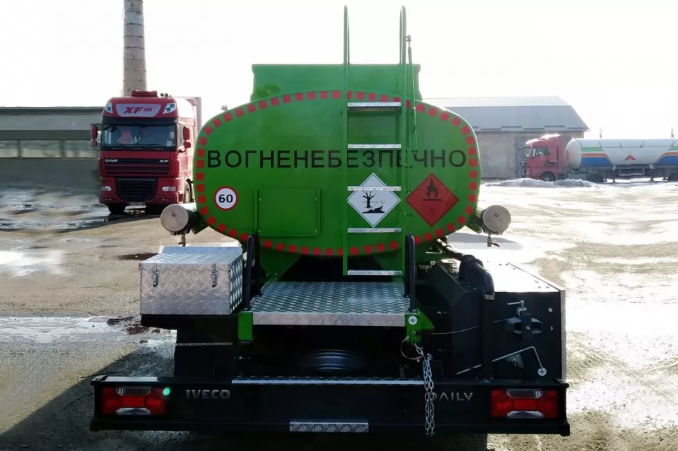 Виготовлено односекційний автопаливозаправник ATZ-4 на базі IVECO Daily., фото 6