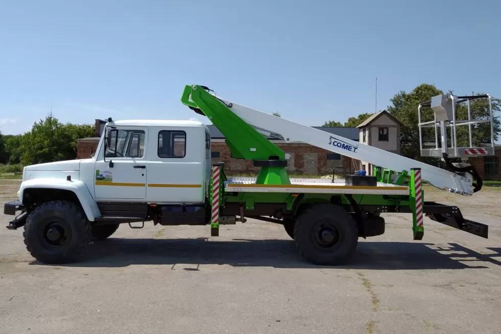 Рівнообленерго купив автовежу Comet 18 на повнопривідному шасі ГАЗ-3308, фото 8