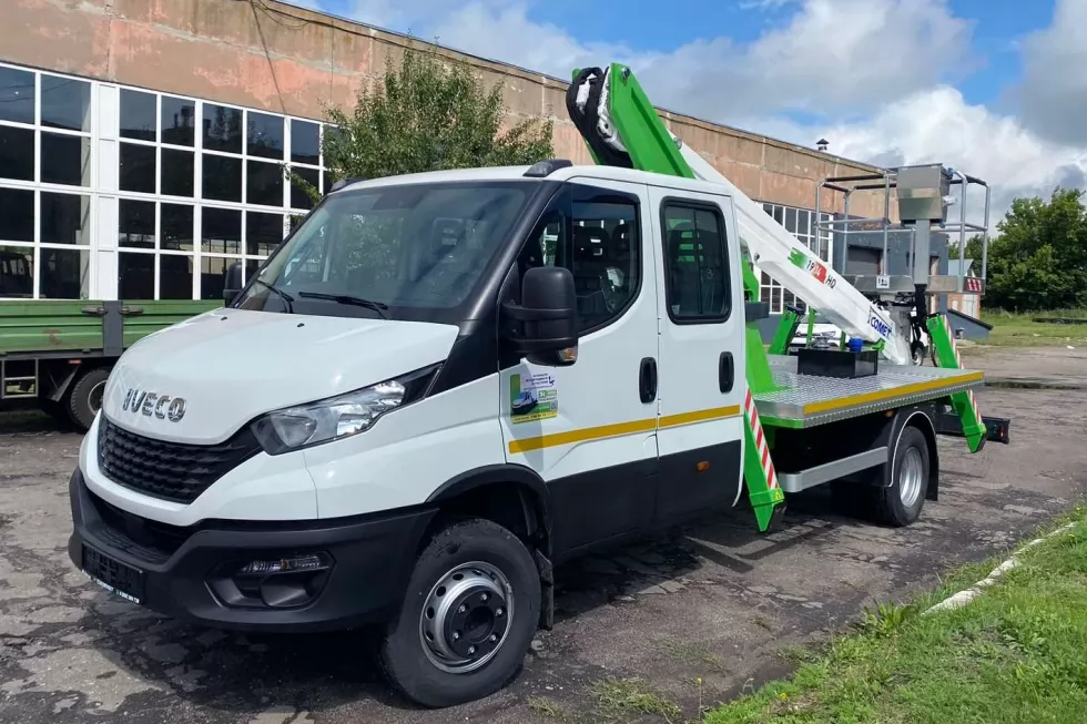 Виготовлено чергову 18-метрову автовишку Comet для клієнта нашого дилера, фото 7