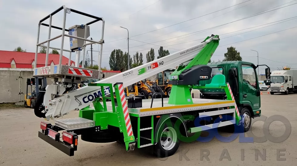 Зроблено ще одну автовежу Comet 18 м на базі JAC N56, фото 11