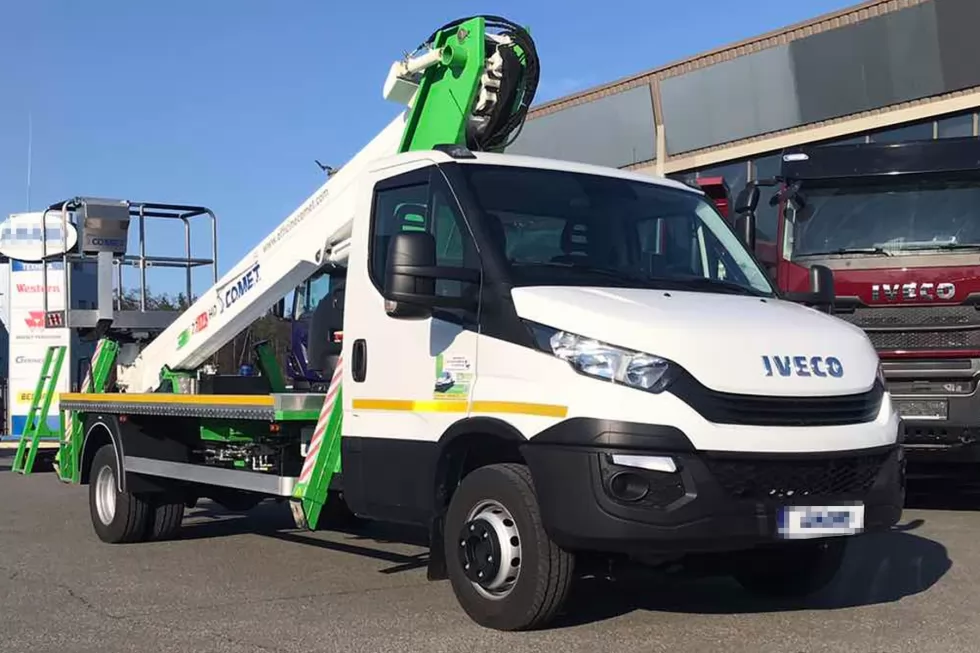 22-метрова автовишка COMET вперше в Україні встановлена на шасі IVECO, фото 8
