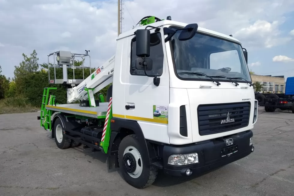 ПП Львівелектросервіс – власник нової автовишки Comet 21 м на базі МАЗ-4371, фото 4