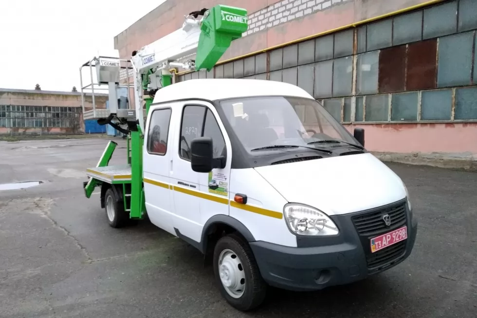 Комбіновані 14-метрові автовишки Comet набирають популярності серед українських покупців, фото 3