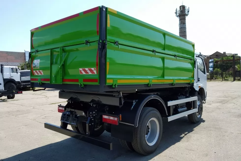 Китайське шасі DONGFENG EQ3165 та самоскидний кузов від Техкомплект - зробили самоскид з г/п 6,5 тонн!, фото 8