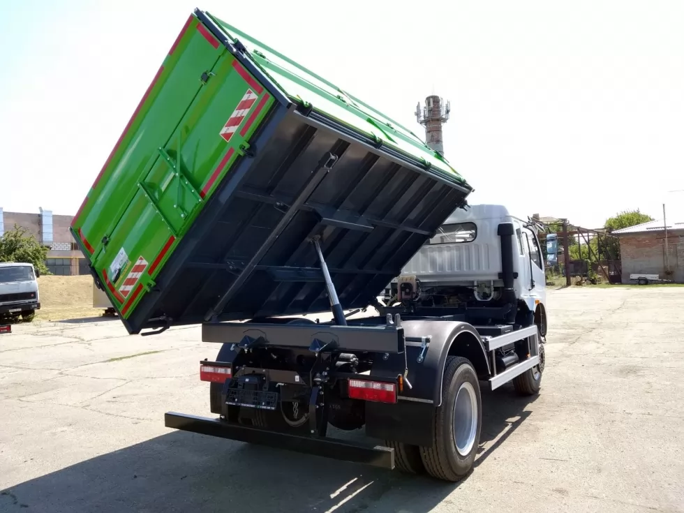 Китайське шасі DONGFENG EQ3165 та самоскидний кузов від Техкомплект - зробили самоскид з г/п 6,5 тонн!, фото 12