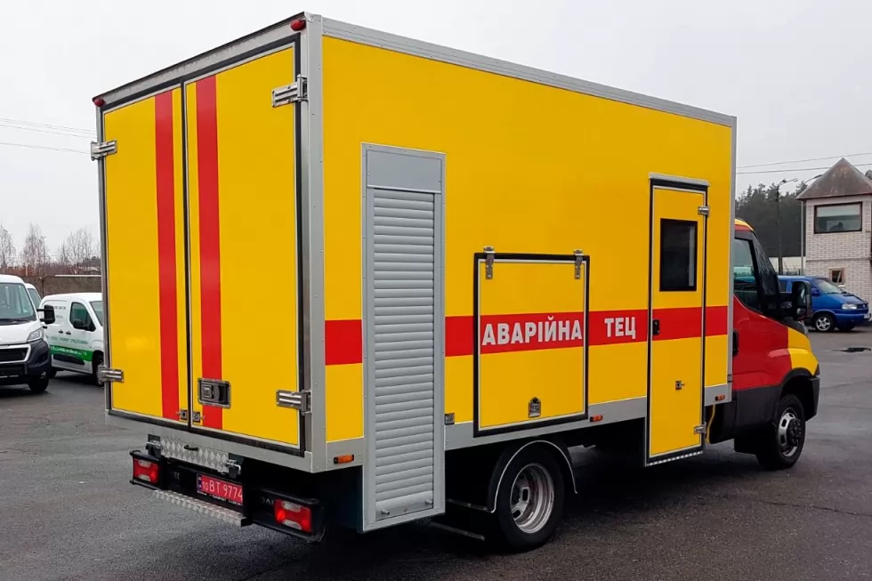 На базі IVECO Daily виготовлено нову аварійно-ремонтну майстерню, фото 1