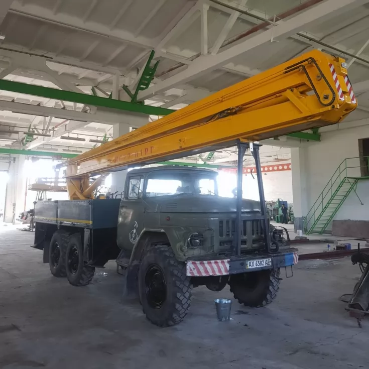 Сервісний центр Техкомплект завершив черговий капремонт автовишки ВС-22, фото 24