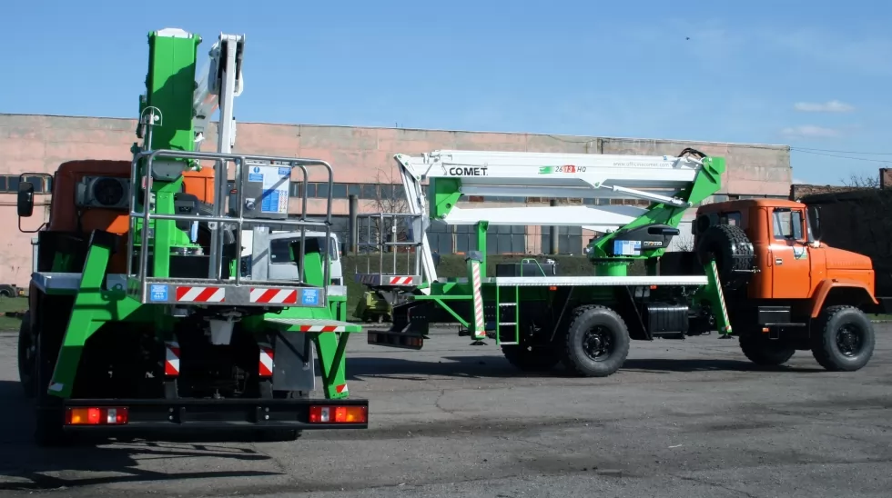 Виконано монтаж автогідропідйомників Comet на шасі КрАЗ, фото 10