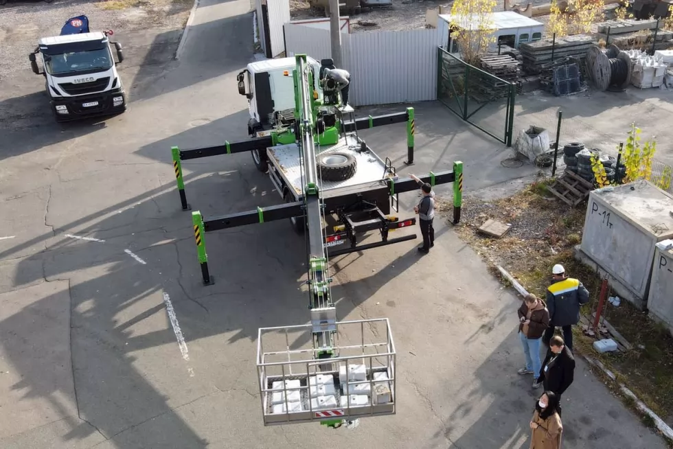 Київенерго придбав 30-метрову автовежу SKYMAN DS00 на базі IVECO Eurocargo, фото 32