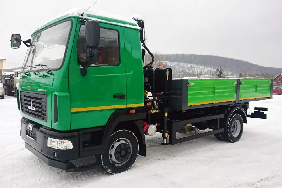 До корпорації Закарпаттяобленерго вирушив працювати новий бортовий автомобіль МАЗ із КМУ PM, фото 4