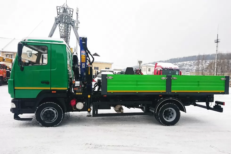До корпорації Закарпаттяобленерго вирушив працювати новий бортовий автомобіль МАЗ із КМУ PM, фото 8