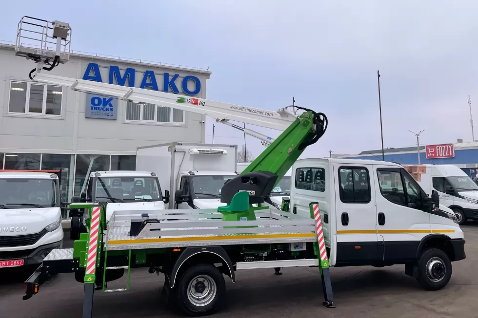 Для клієнта АМАКО-Україна виготовлено нову автовежу 18 м на базі IVECO Daily 70C16, фото 4