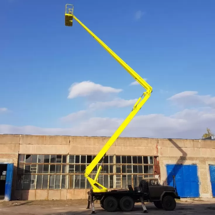 Техкомплект виконав капремонт ліктьового автогідропідйомника ВС-22-01 на базі ЗІЛ-131, фото 9