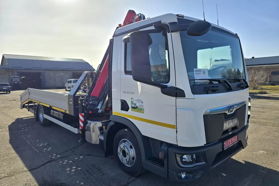 До свого замовника поїхав працювати новий евакуатор на базі MAN з КМУ FASSI 130AT, фото 6