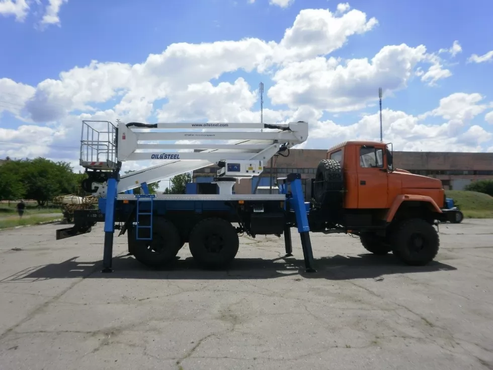 Нова модель автогідропідйомника 28 метрів на шасі КрАЗ 63221 6х6, фото 5