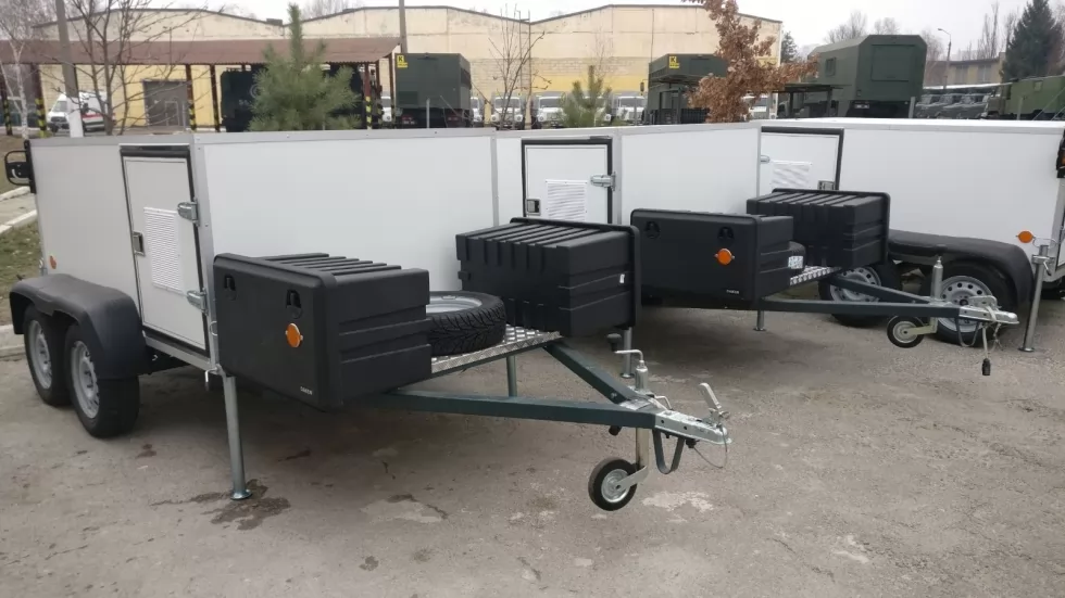 Кінологічна служба Нацгвардії отримала причепи для транспортування службових собак, фото 7