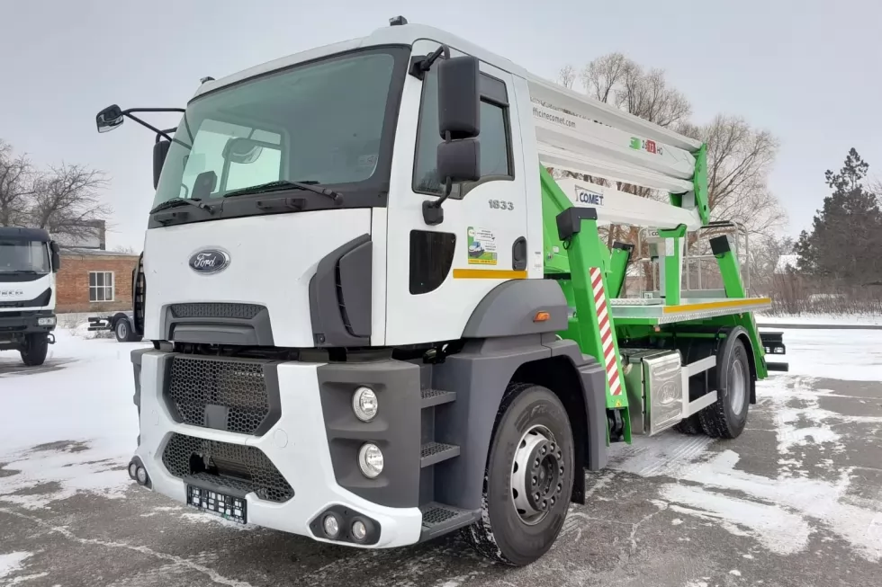 На базі FORD зібрано нову автовишку COMET 26 | 2 | 13 HQ JIB з комбінованою стрілою, фото 5