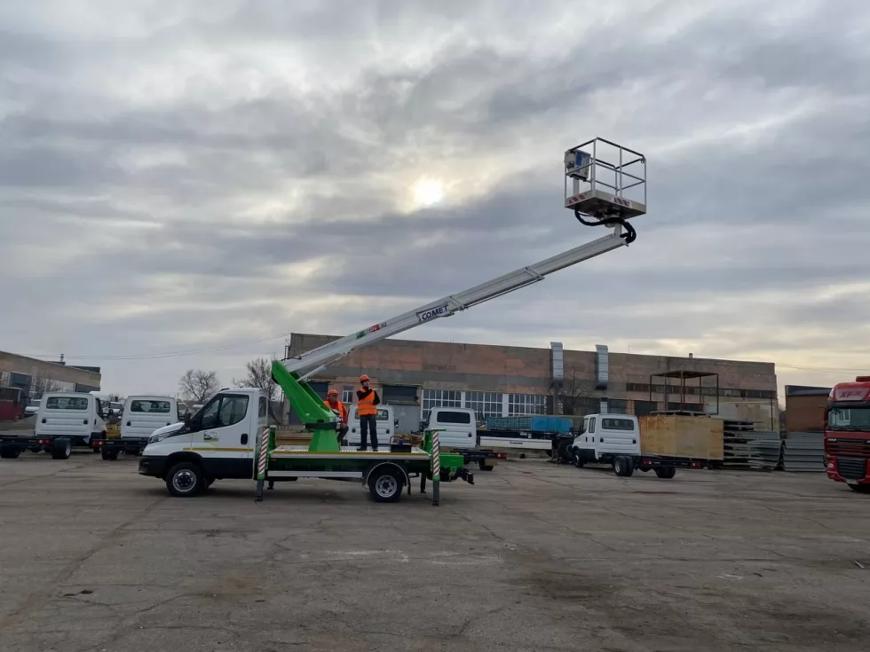 На полтавському виробництві відбулось навчання керуванням автовишкою для одного з замовників, фото 14