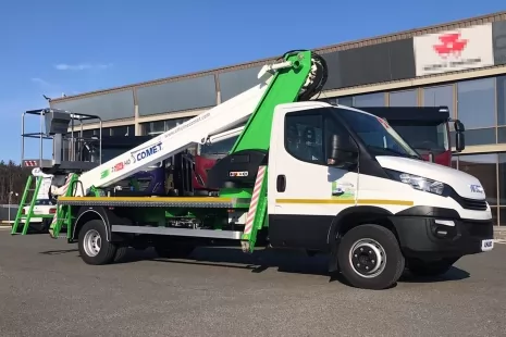 22-метрова автовишка COMET вперше в Україні встановлена на шасі IVECO