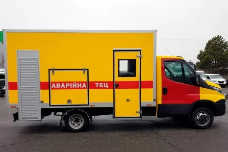 На базі IVECO Daily виготовлено нову аварійно-ремонтну майстерню