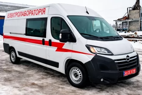Мобільна лабораторія на базі OPEL MOVANO допомагає електрикам України
