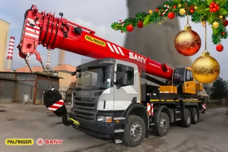Автокрани PALFINGER SANY в Україні. Підписано офіційну угоду про продаж в Україні мобільних підйомних кранів