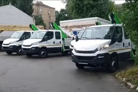 4 автовишки COMET 18 м на базі IVECO вирушили працювати до Київської області