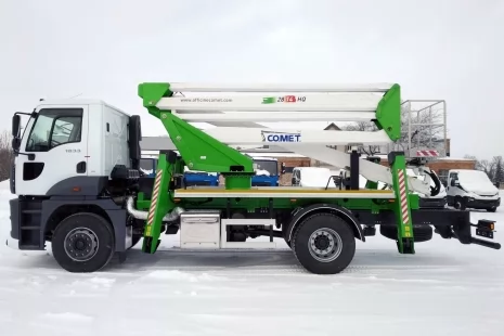 Для монтажу автовишок Comet в Україні вперше використано турецьке шасі FORD Trucks